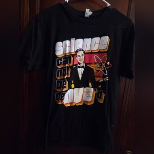 Vintage 90s Bill Nye Tee- Size Medium